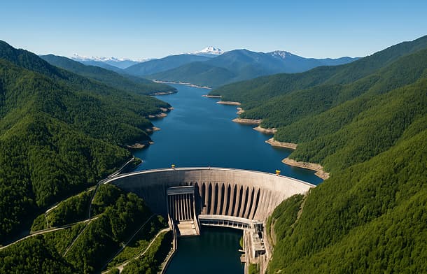 Панорамный вид на СШГЭС